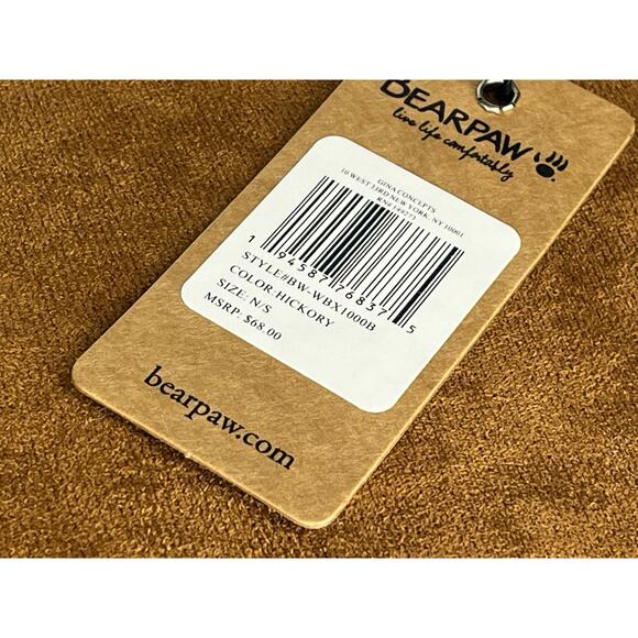 NEW Bearpaw WRISTLET Faux Suede & Sherpa Handbag Purse Mini Bag Brown Faux Fur - Picture 5 of 9